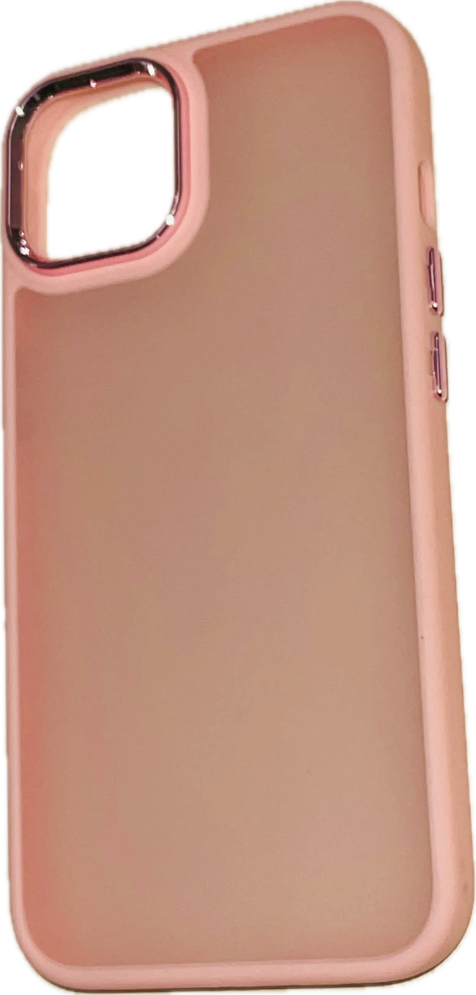 For iPhone 14 6.1" Matt Bumper Cases - Pink Generic