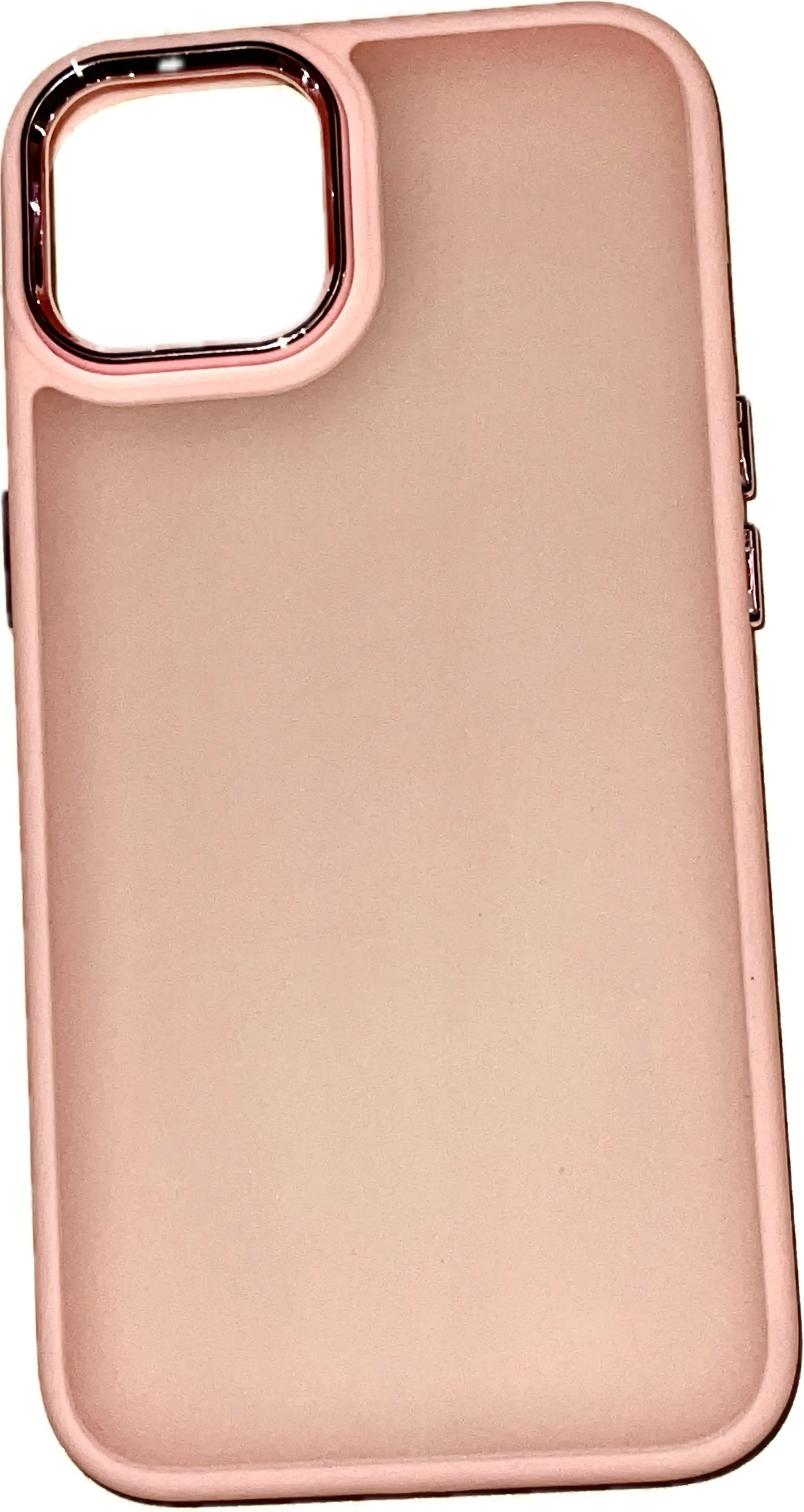 For iPhone 14 6.1" Matt Bumper Cases - Pink Generic