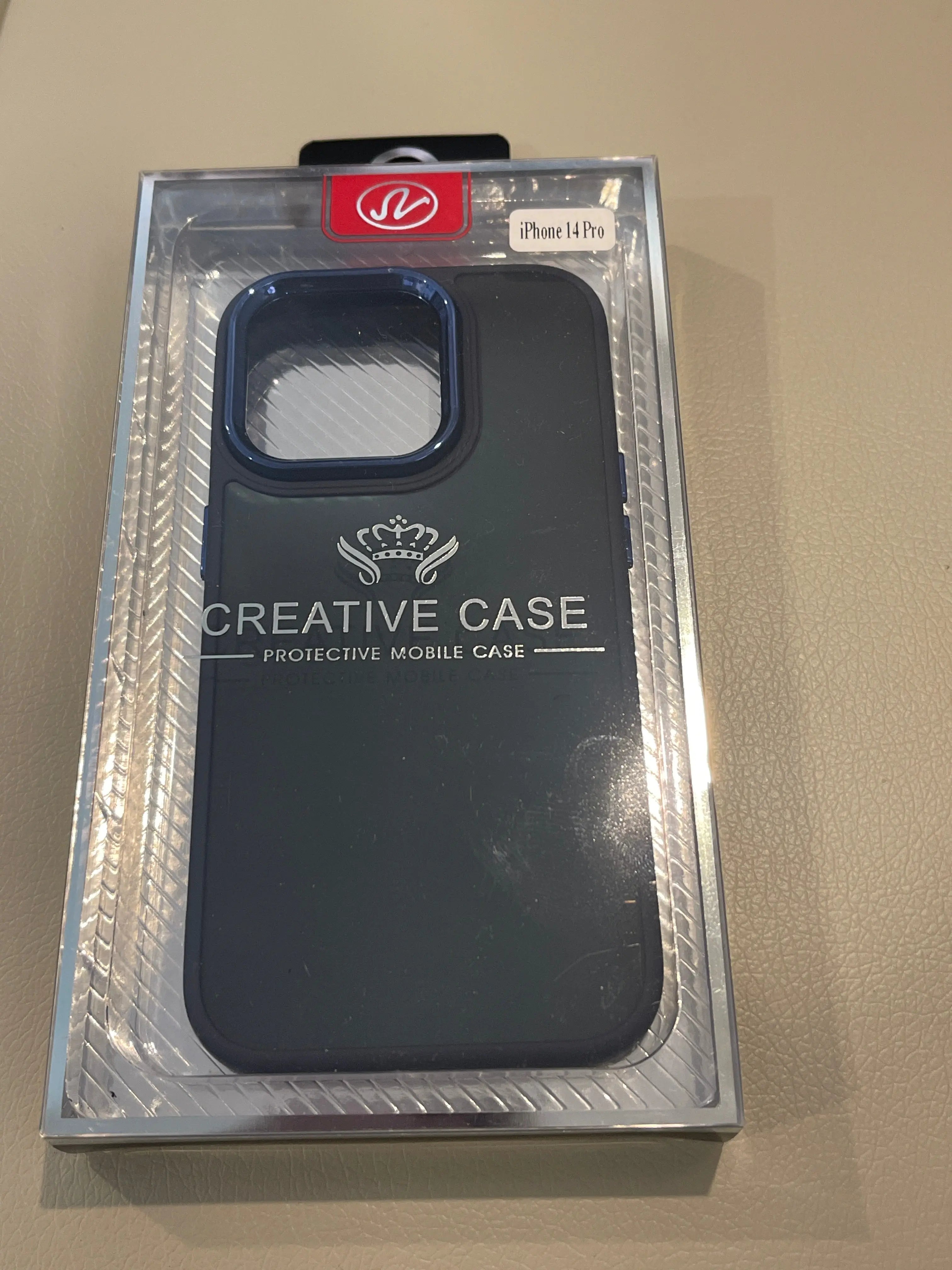 For iPhone 14 6.1" Pro Matt Bumper TPC Case - Blue Generic