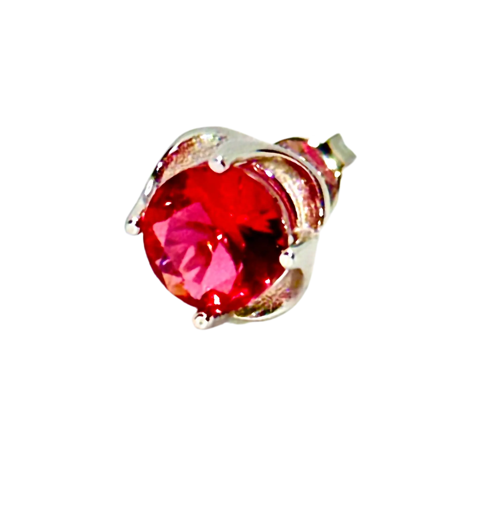 genuine 925 sterling silver earrings – Chic Floral Zircon Accented Trust Media 365