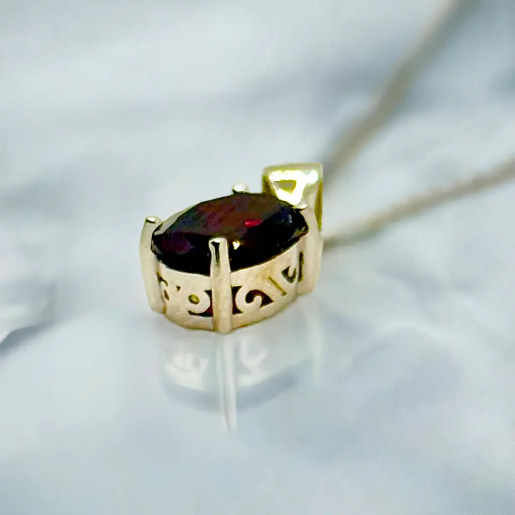 Handmade Sterling Silver Pendant – boho jewelry Gemstone Gift for Women Trust Media 365 Jewlery