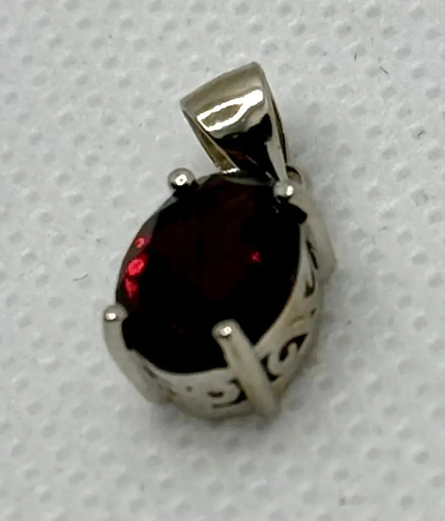 Handmade Sterling Silver Pendant – boho jewelry Gemstone Gift for Women Trust Media 365 Jewlery