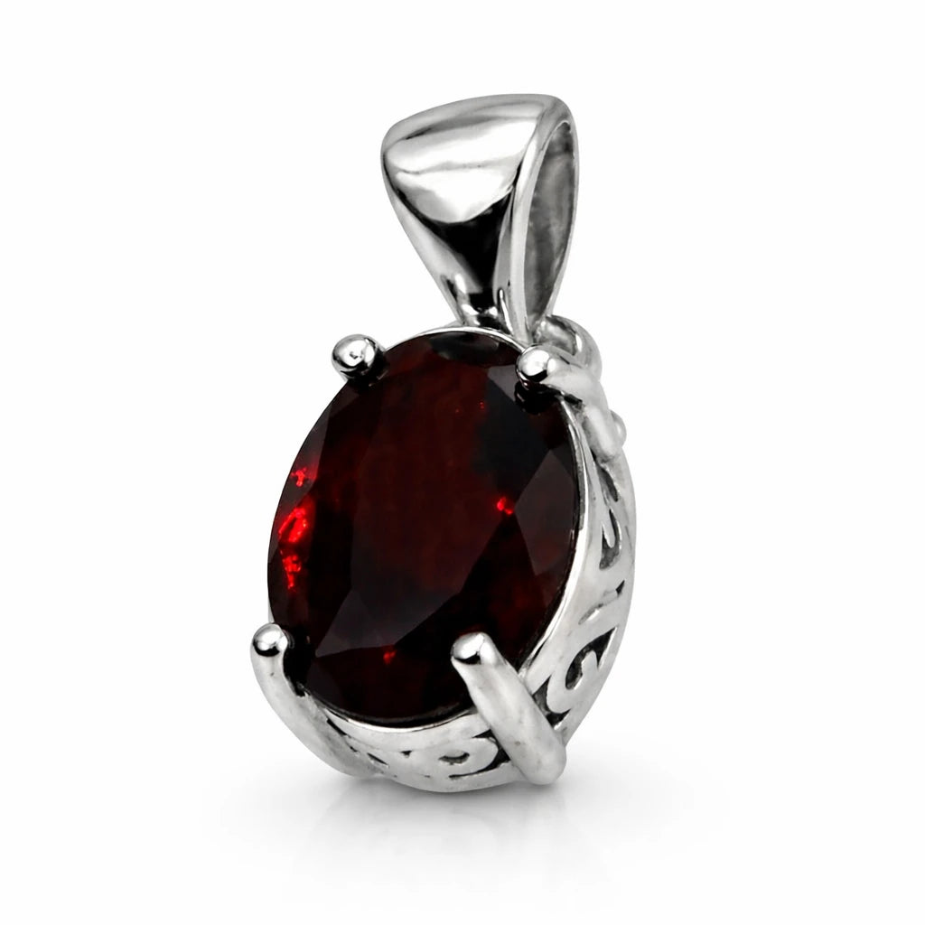 Handmade Sterling Silver Pendant – boho jewelry Gemstone Gift for Women Trust Media 365 pendant TRUST 365 Media