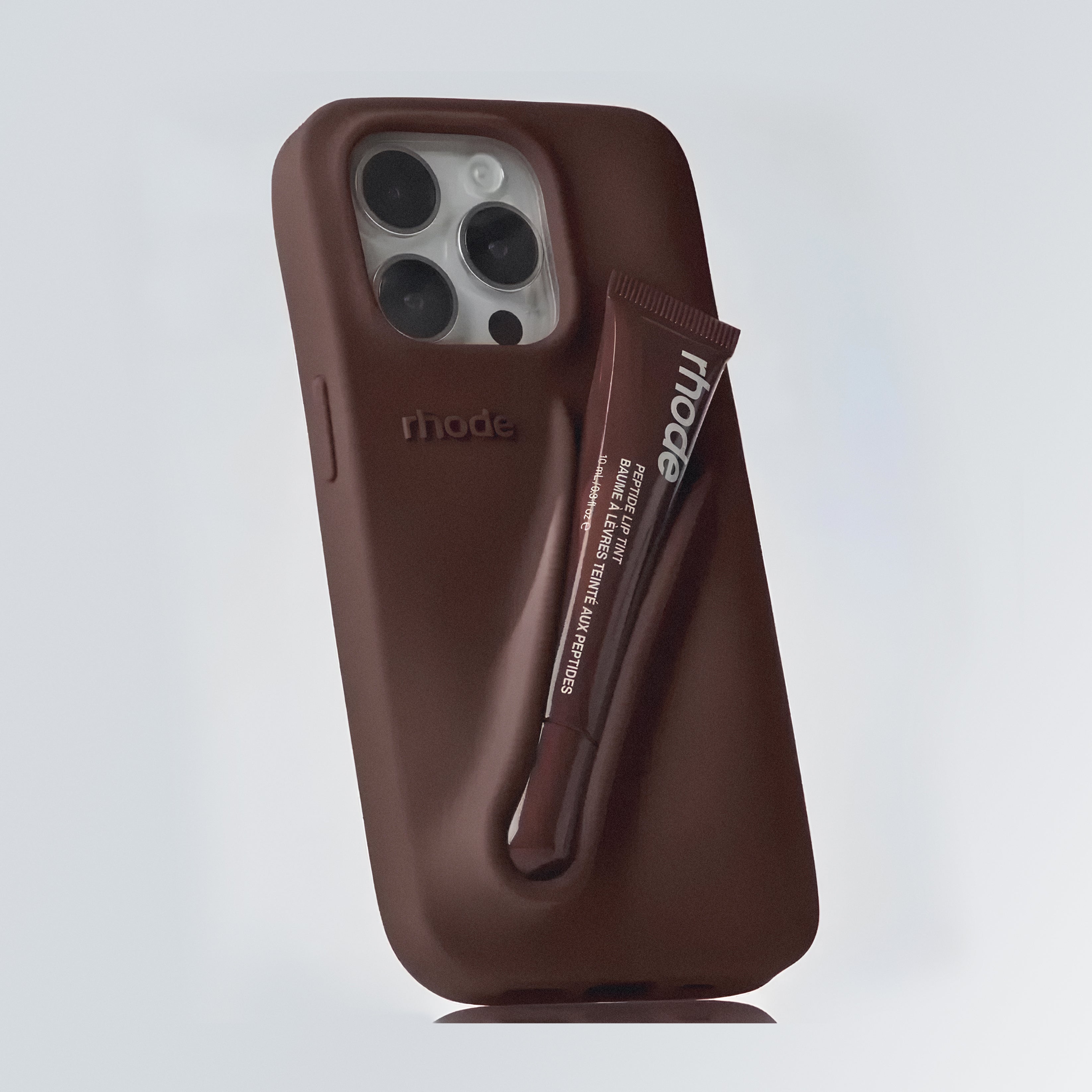 Lip case Minimalist Solid Color Rhode Soft Silicone Phone Case New TOTOCY