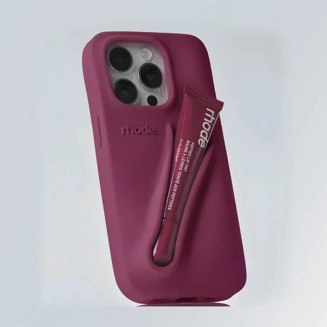 Lip case Minimalist Solid Color Rhode Soft Silicone Phone Case New TOTOCY