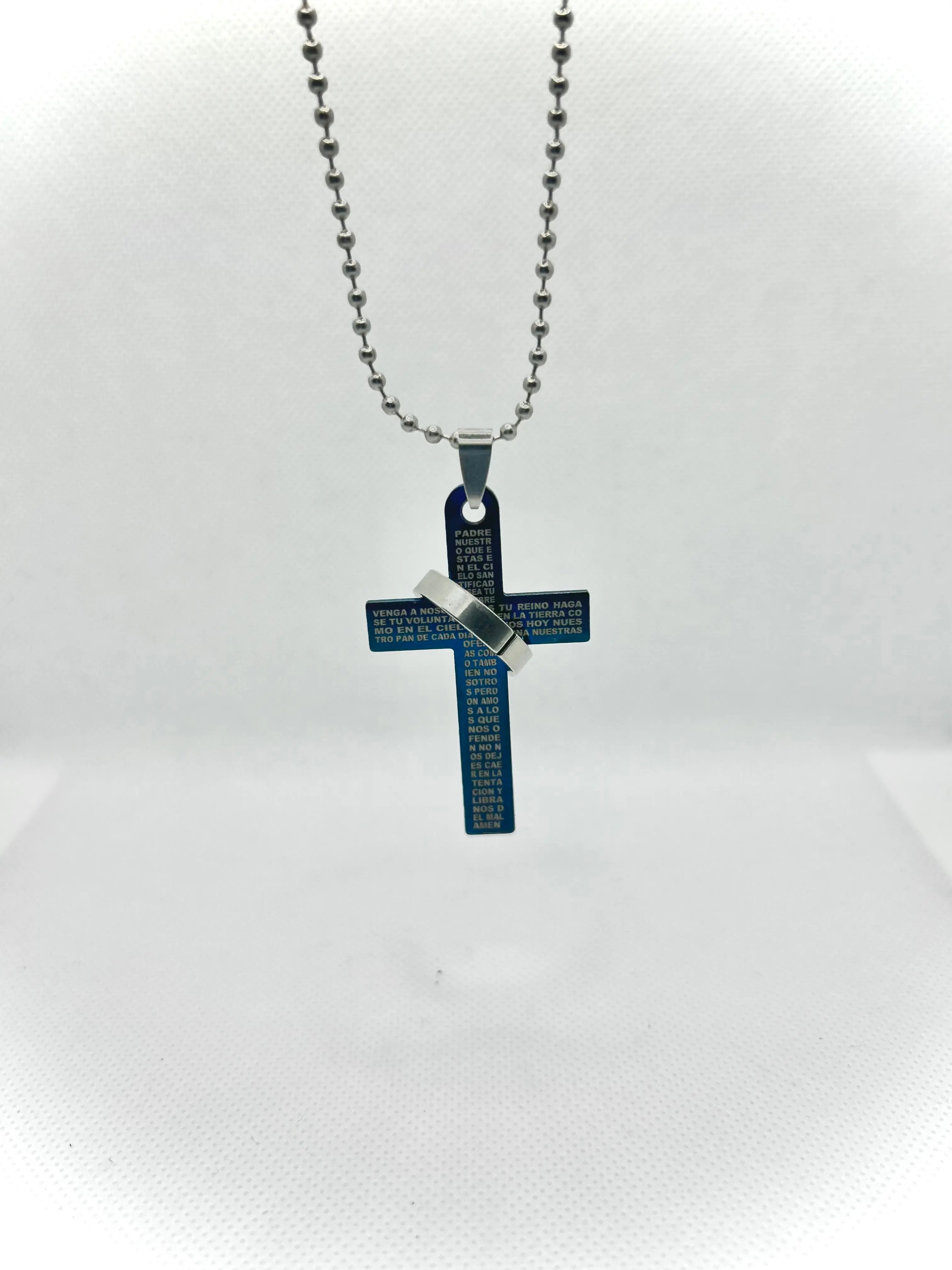 Lord’s Prayer en español and English stainless steel Trust Media 365 Jewlery