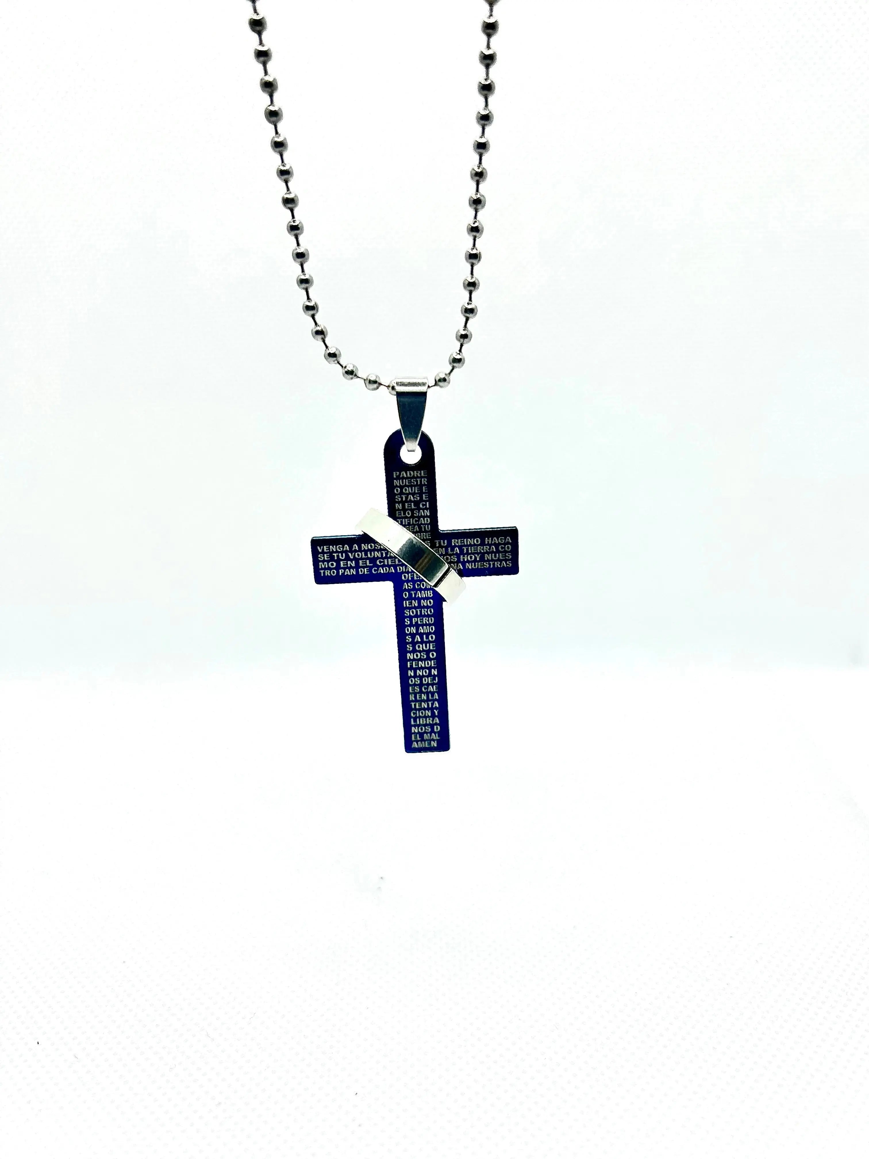 Lord’s Prayer en español and English stainless steel Trust Media 365 Jewlery