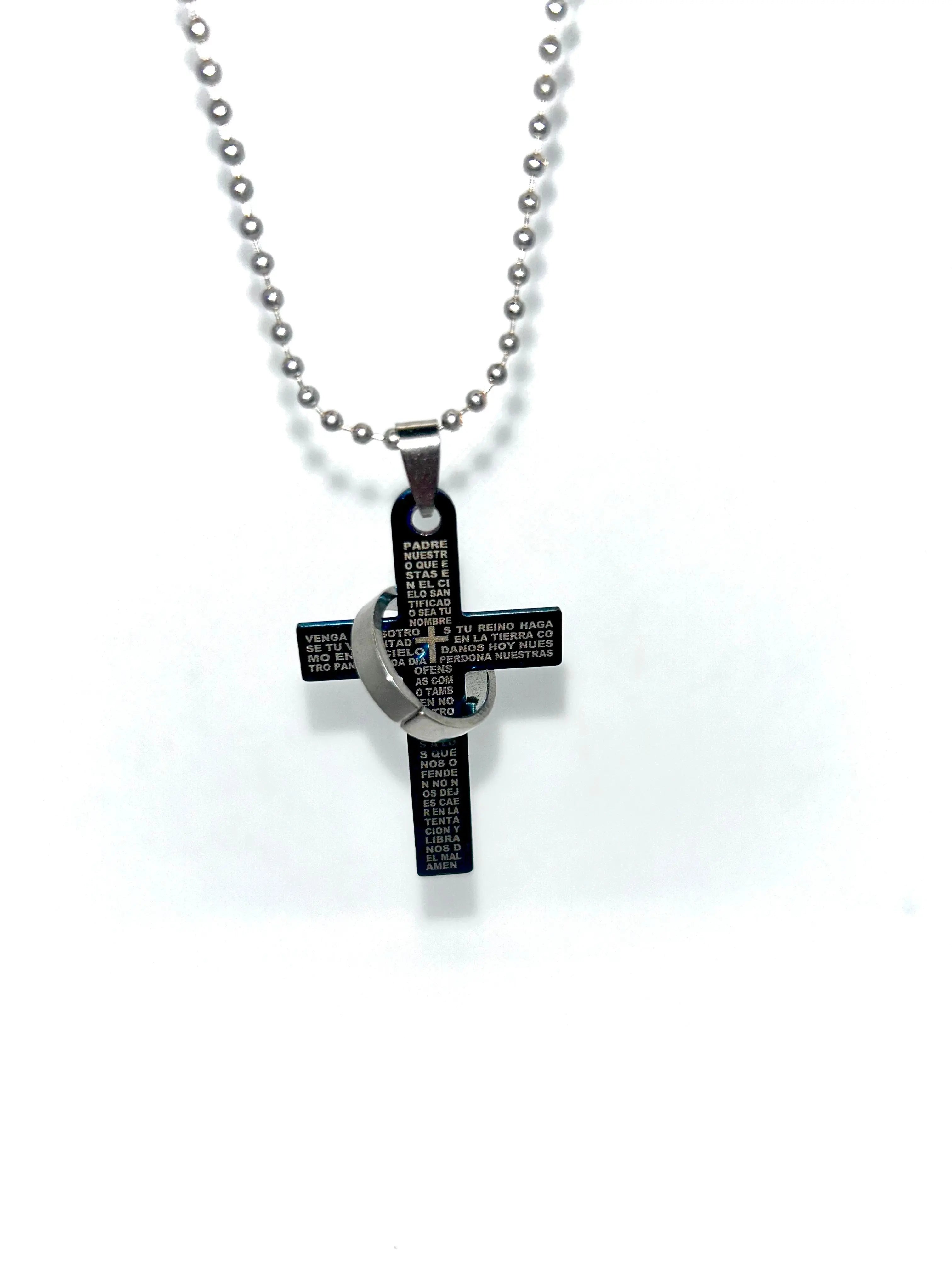 Lord’s Prayer en español and English stainless steel Trust Media 365 Jewlery