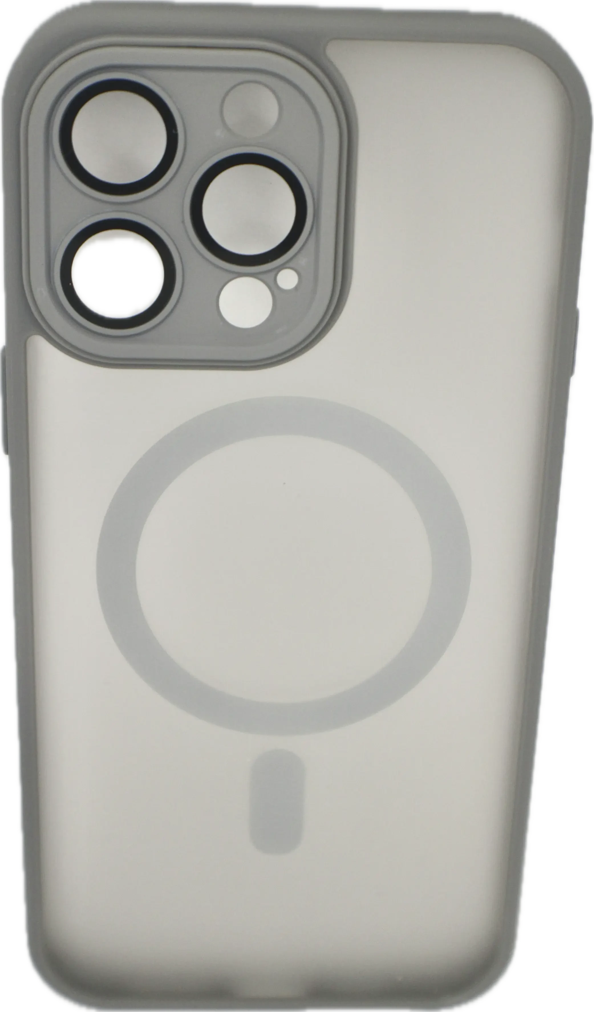 Magnetic Charging Case For Matte Armor Magnetic Wireless Charging Case For iPhone Shockproof Lens Protection Grey Matte Trust Media 365 iphone case