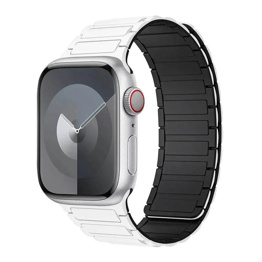 Magnetic Loop for Apple Watch Bands 44mm 40mm 49mm 45mm 41mm 38mm Silicone Bracelet iWatch Series 9 8 7 6 5 4 3 Se ultra 2 strap Generic