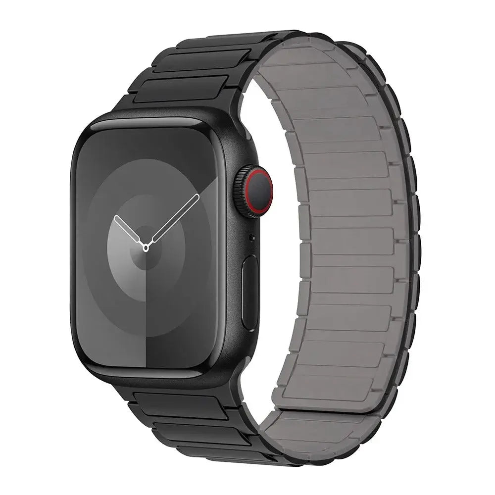 Magnetic Loop for Apple Watch Bands 44mm 40mm 49mm 45mm 41mm 38mm Silicone Bracelet iWatch Series 9 8 7 6 5 4 3 Se ultra 2 strap Generic