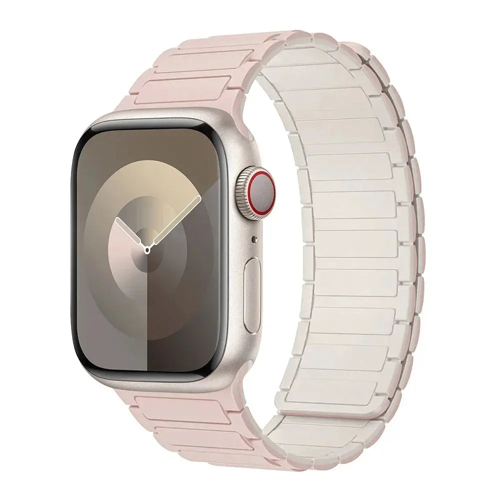 Magnetic Loop for Apple Watch Bands 44mm 40mm 49mm 45mm 41mm 38mm Silicone Bracelet iWatch Series 9 8 7 6 5 4 3 Se ultra 2 strap Generic