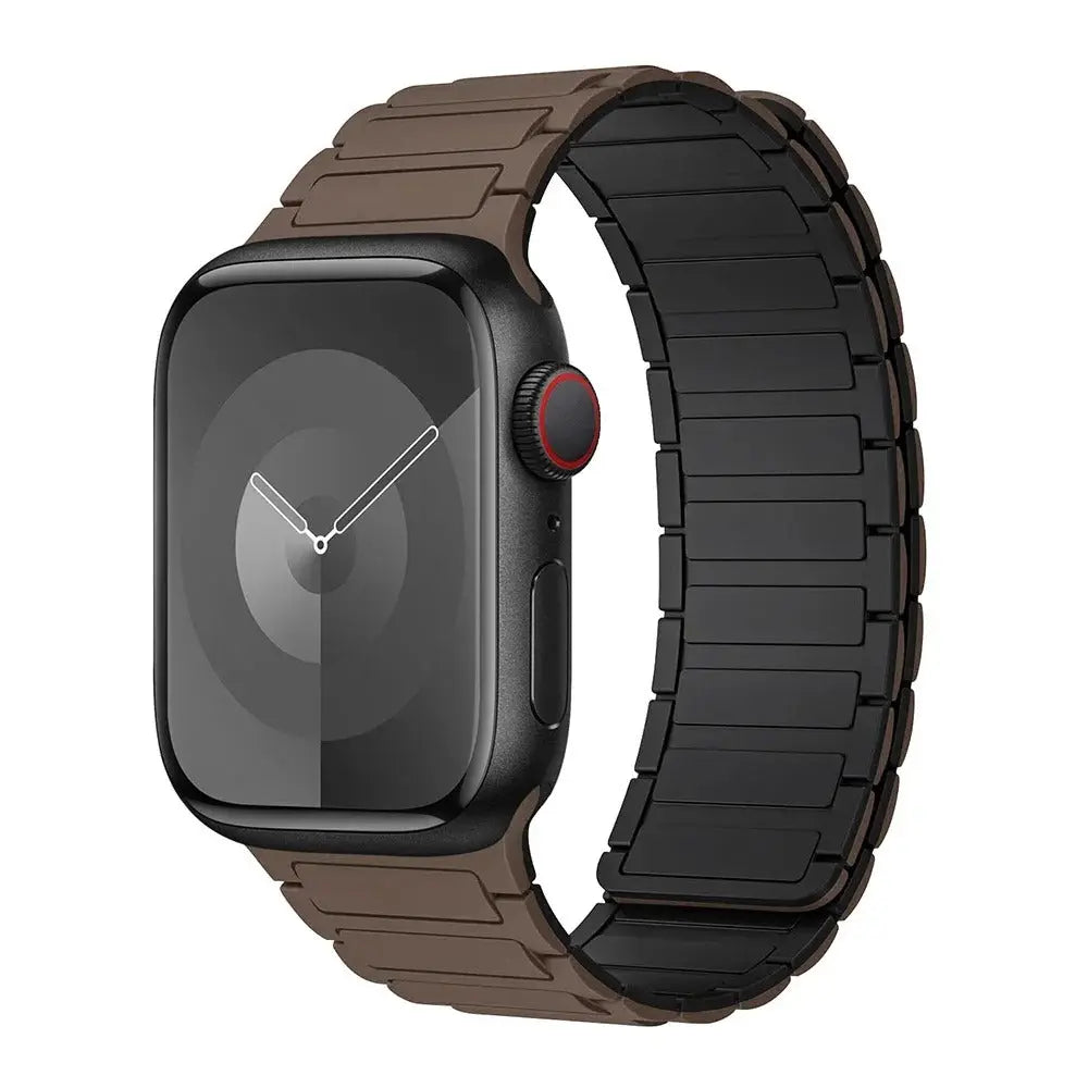 Magnetic Loop for Apple Watch Bands 44mm 40mm 49mm 45mm 41mm 38mm Silicone Bracelet iWatch Series 9 8 7 6 5 4 3 Se ultra 2 strap Generic