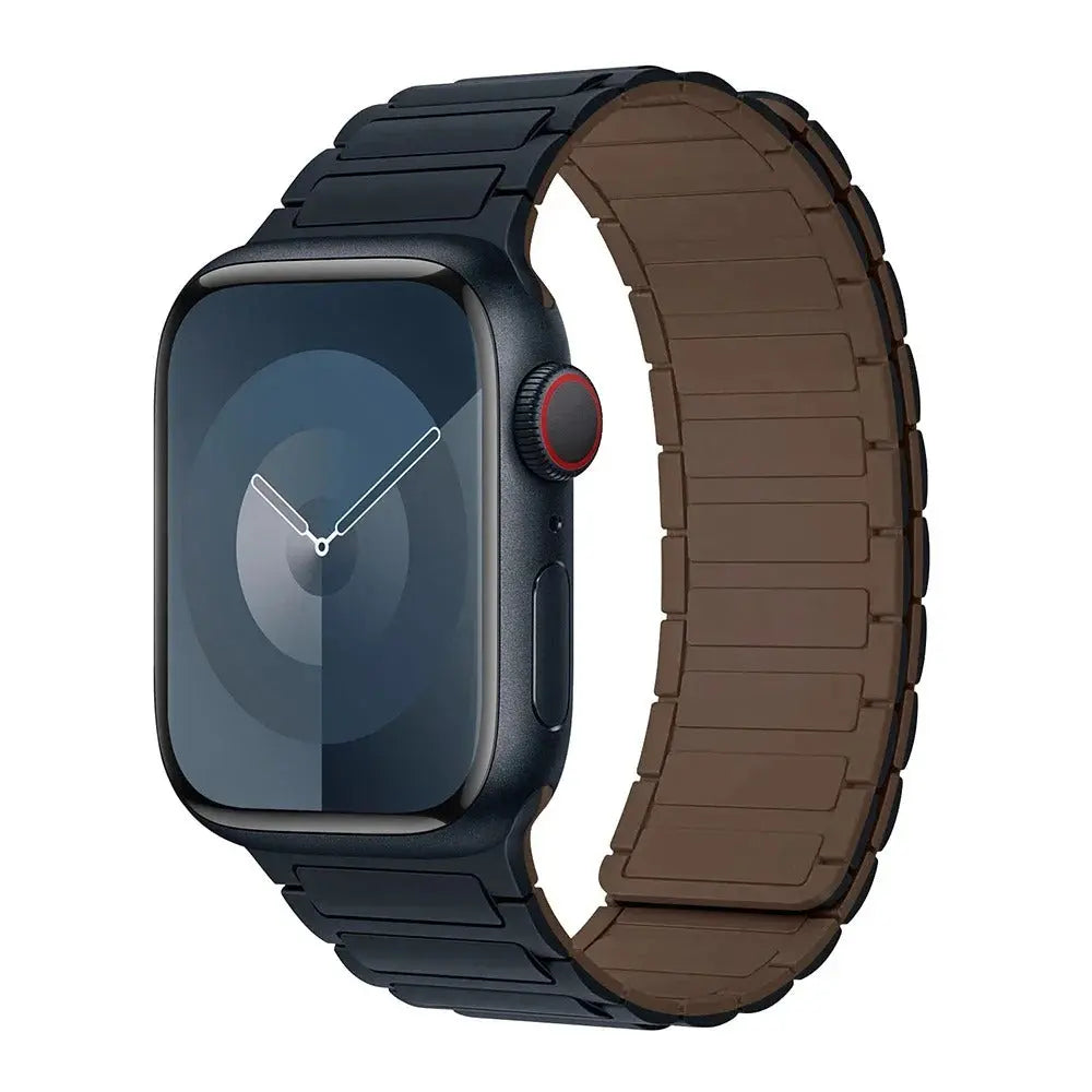 Magnetic Loop for Apple Watch Bands 44mm 40mm 49mm 45mm 41mm 38mm Silicone Bracelet iWatch Series 9 8 7 6 5 4 3 Se ultra 2 strap Generic