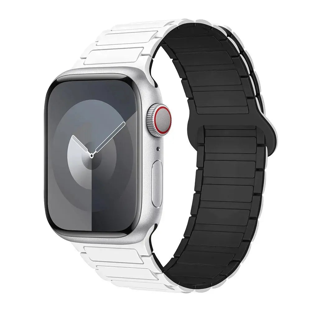 Magnetic Loop for Apple Watch Bands 44mm 40mm 49mm 45mm 41mm 38mm Silicone Bracelet iWatch Series 9 8 7 6 5 4 3 Se ultra 2 strap Generic