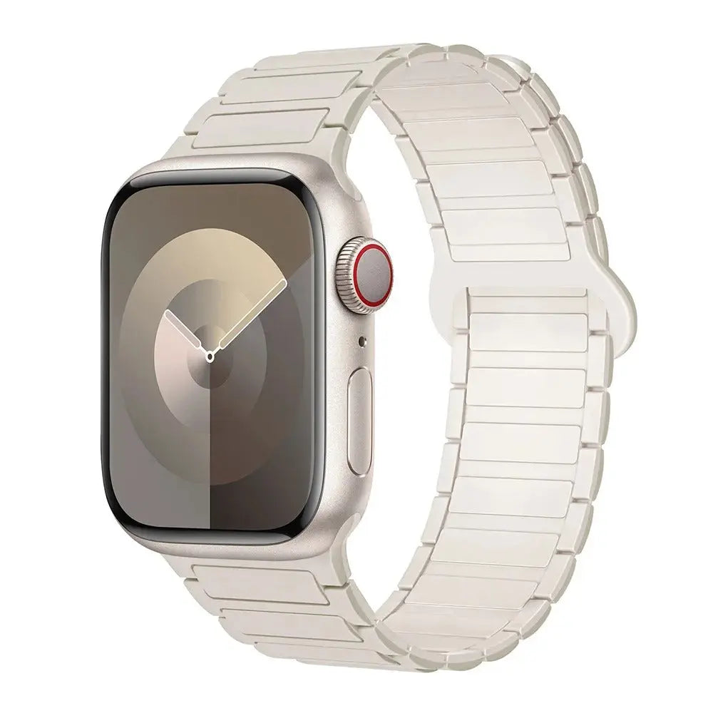 Magnetic Loop for Apple Watch Bands 44mm 40mm 49mm 45mm 41mm 38mm Silicone Bracelet iWatch Series 9 8 7 6 5 4 3 Se ultra 2 strap Generic