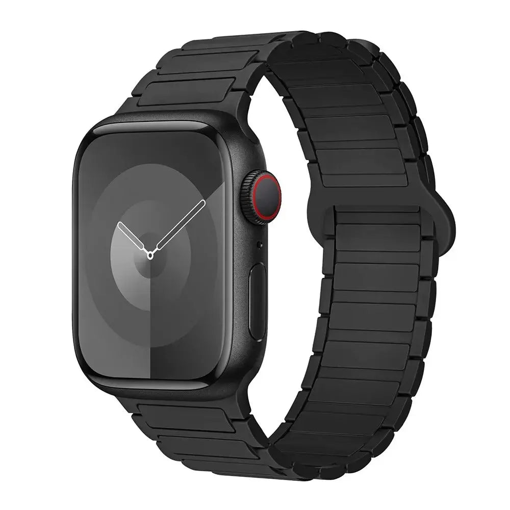Magnetic Loop for Apple Watch Bands 44mm 40mm 49mm 45mm 41mm 38mm Silicone Bracelet iWatch Series 9 8 7 6 5 4 3 Se ultra 2 strap Generic