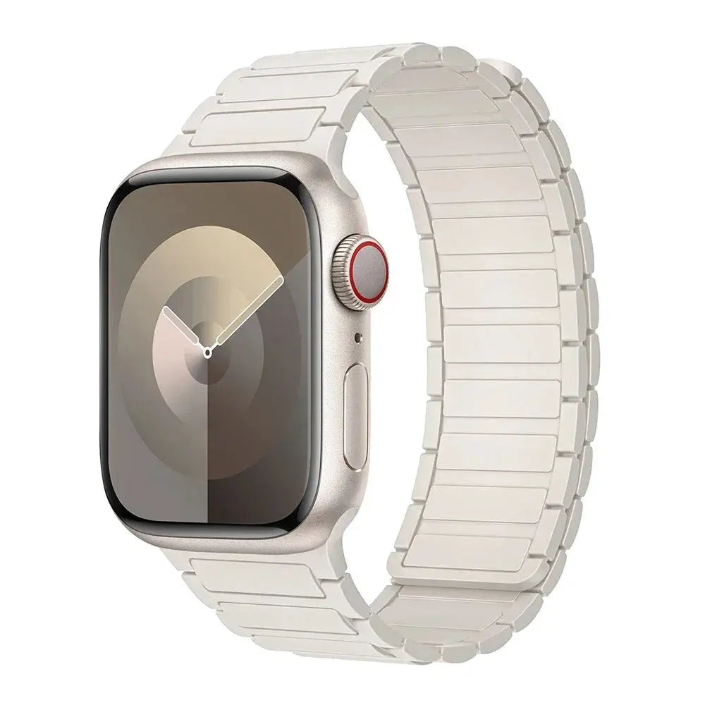 Magnetic Loop for Apple Watch Bands 44mm 40mm 49mm 45mm 41mm 38mm Silicone Bracelet iWatch Series 9 8 7 6 5 4 3 Se ultra 2 strap Generic