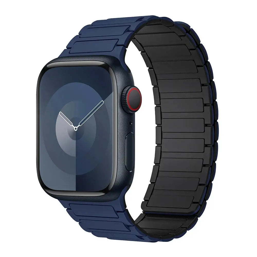 Magnetic Loop for Apple Watch Bands 44mm 40mm 49mm 45mm 41mm 38mm Silicone Bracelet iWatch Series 9 8 7 6 5 4 3 Se ultra 2 strap Generic