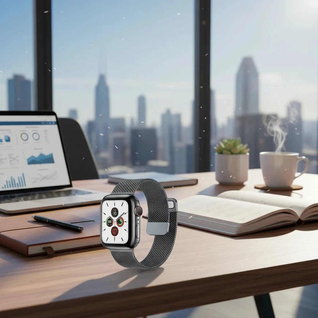 Magnetic Strap for Apple Watch For Magnetic Double Section Strap for Apple Watches For 38mm-40mm-41mm Trust Media 365 iwatch bands TRUST 365 Media