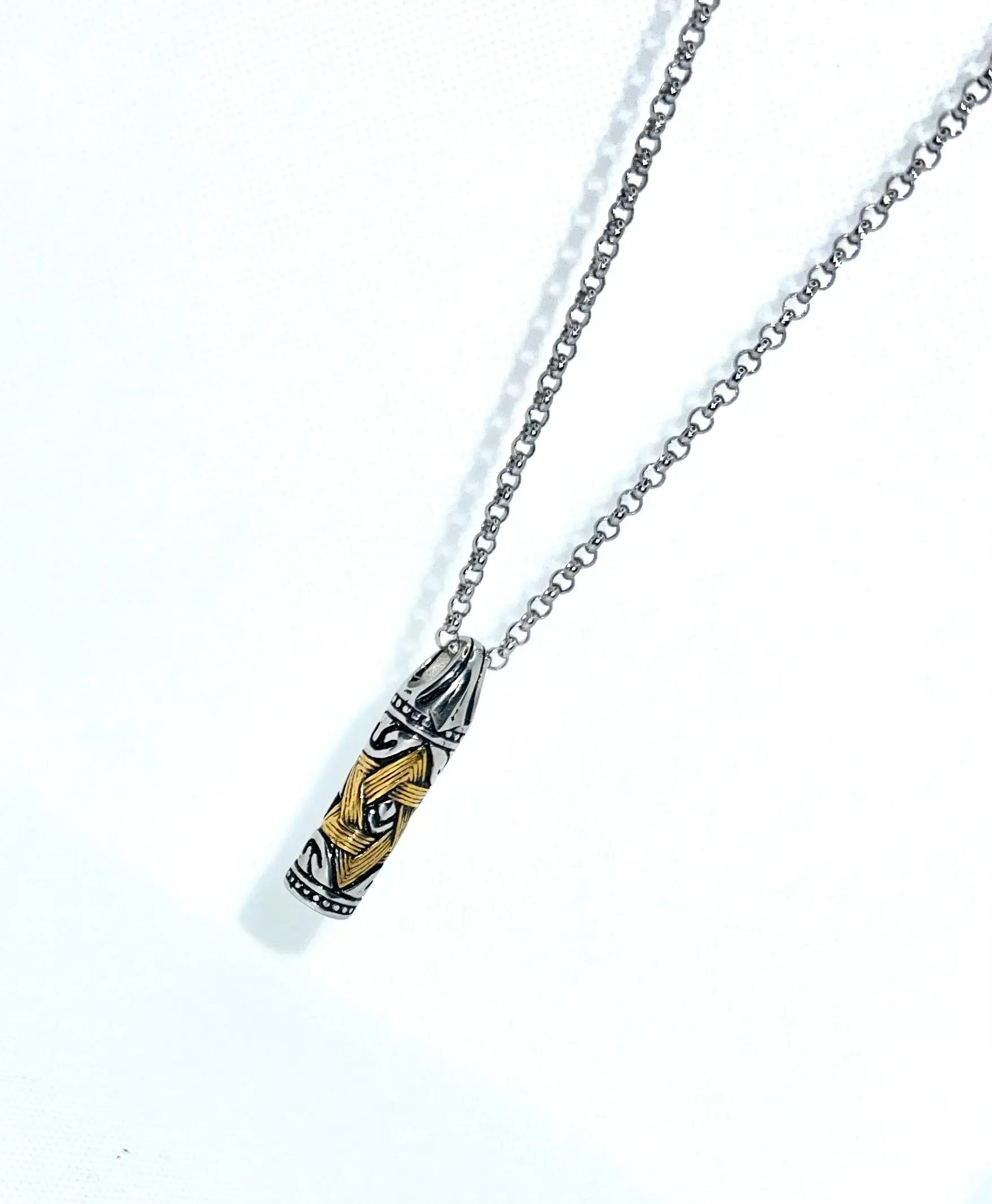 Mens 6 Point Star of David Hexagram Necklace With Pendant Stainless Steel Generic