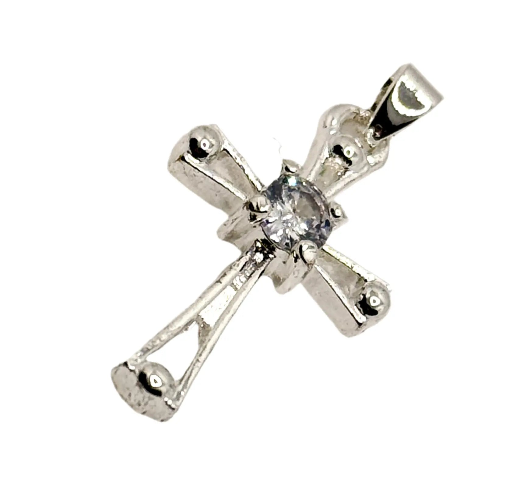 New Trendy 925 Sterling Silver Necklaces For Women Simple Personality Cross Pendant Jewelry Lady Anniversary Accessories Generic