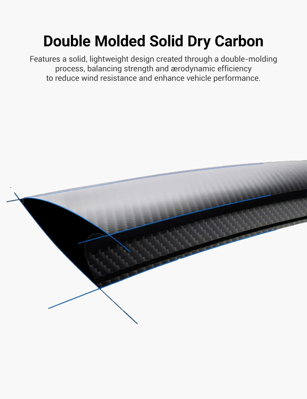 Performance Style Dry Carbon Fiber Spoiler for Tesla Model Y Juniper 2025+ Tesery Official Store