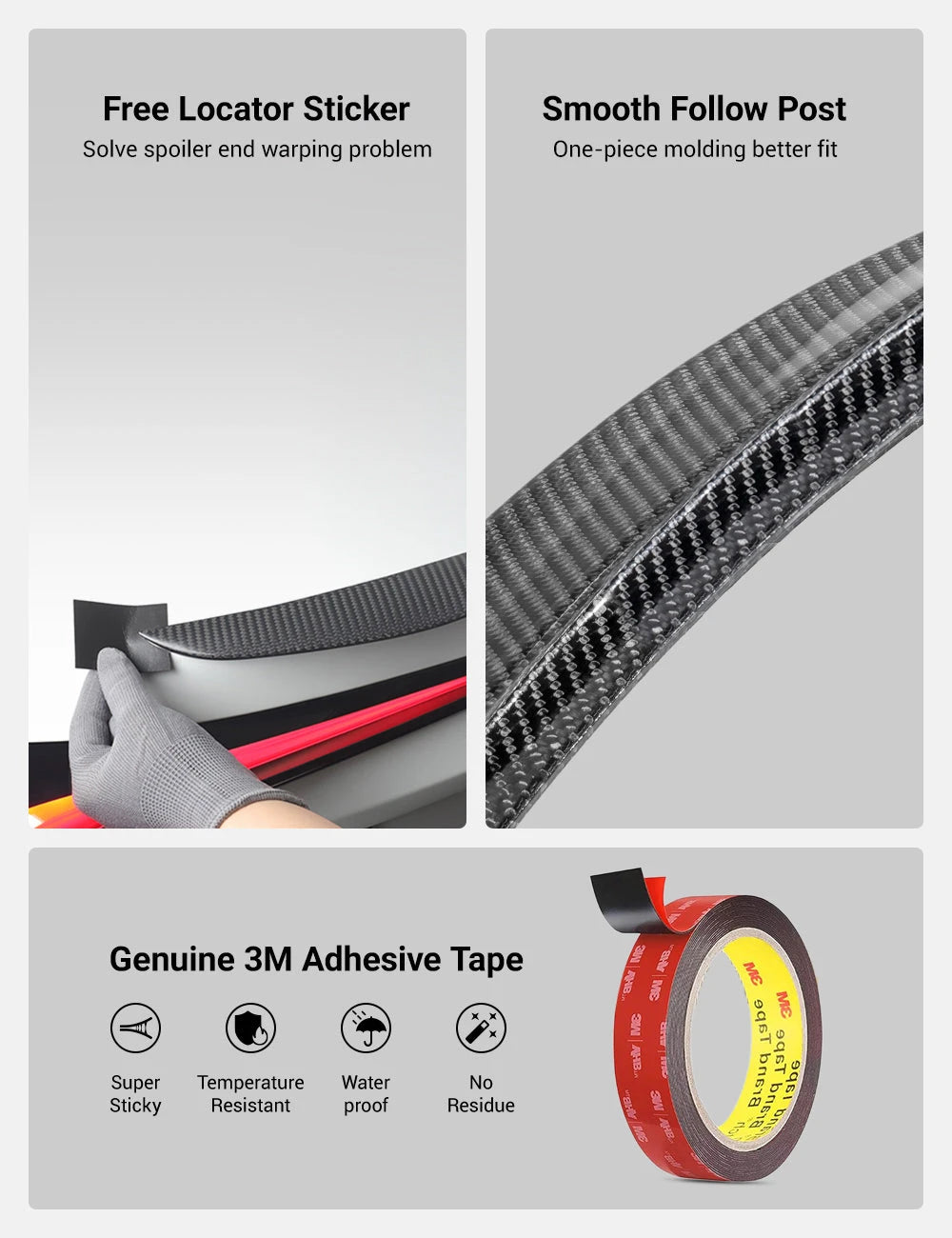 Performance Style Dry Carbon Fiber Spoiler for Tesla Model Y Juniper 2025+ Tesery Official Store