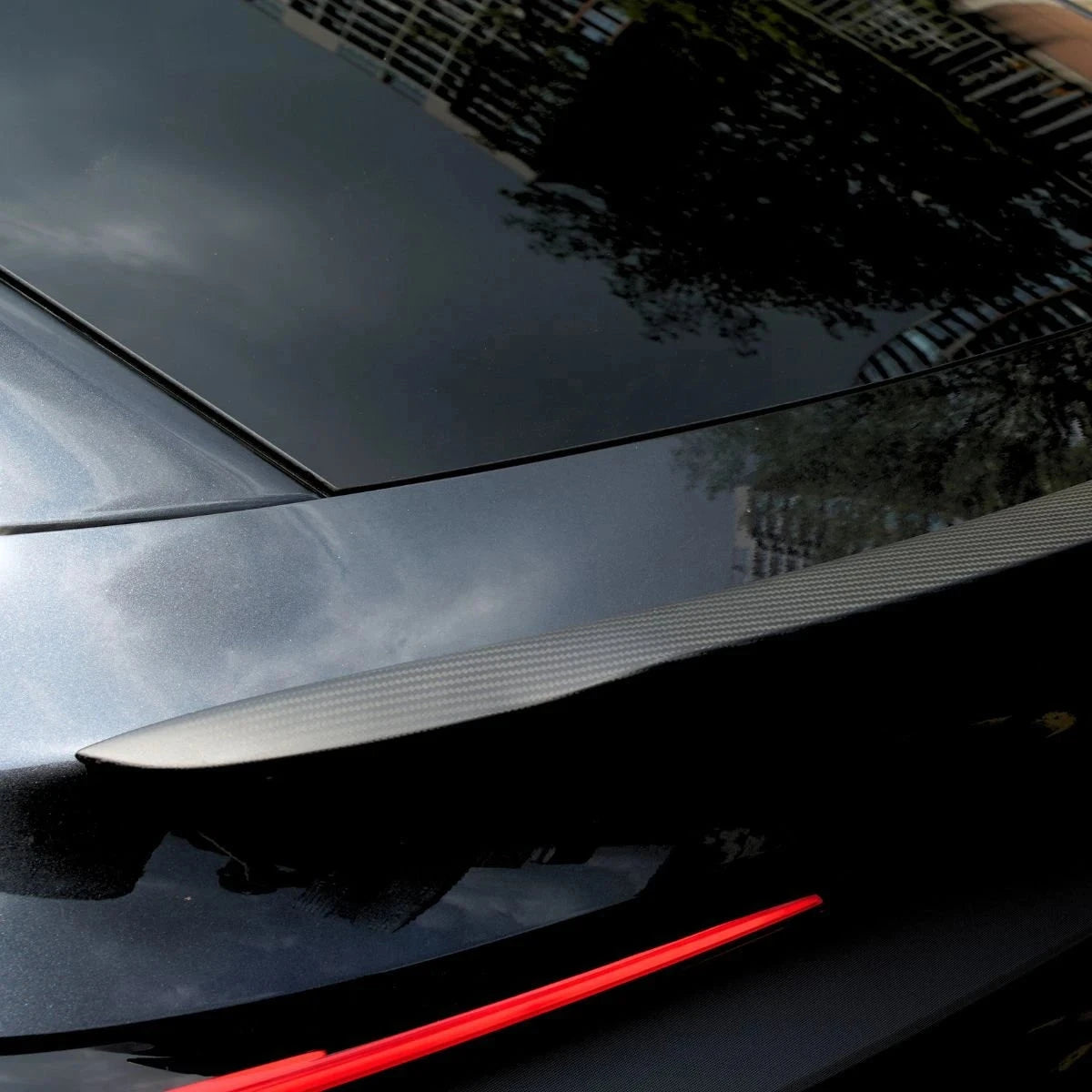 Performance Style Dry Carbon Fiber Spoiler for Tesla Model Y Juniper 2025+ Tesery Official Store Carbon Fiber Spoiler TRUST 365 Media