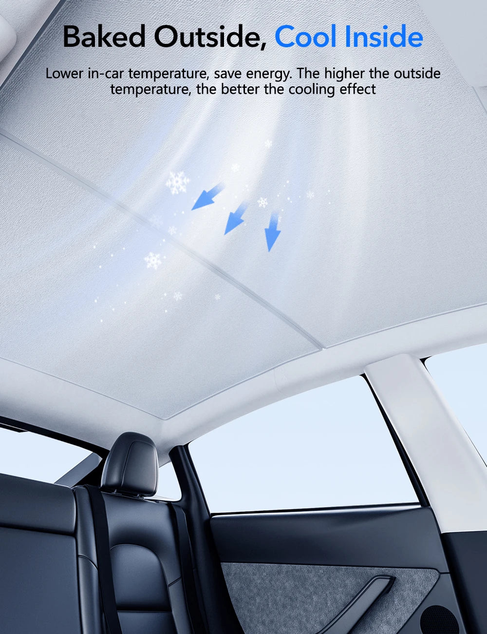 Roof Shade for Tesla Model Y Tesery Official StoreΒ