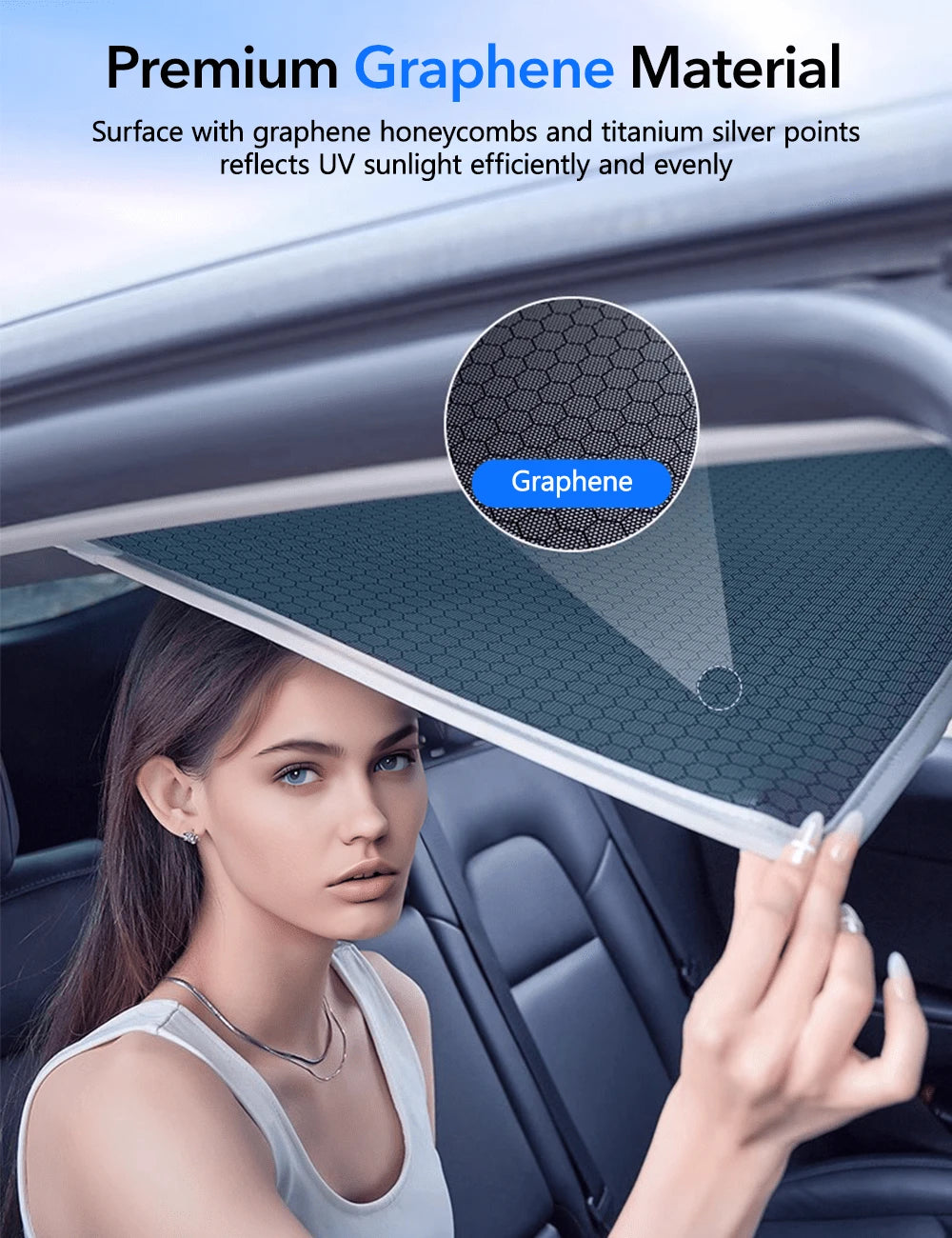 Roof Shade for Tesla Model Y Tesery Official StoreΒ