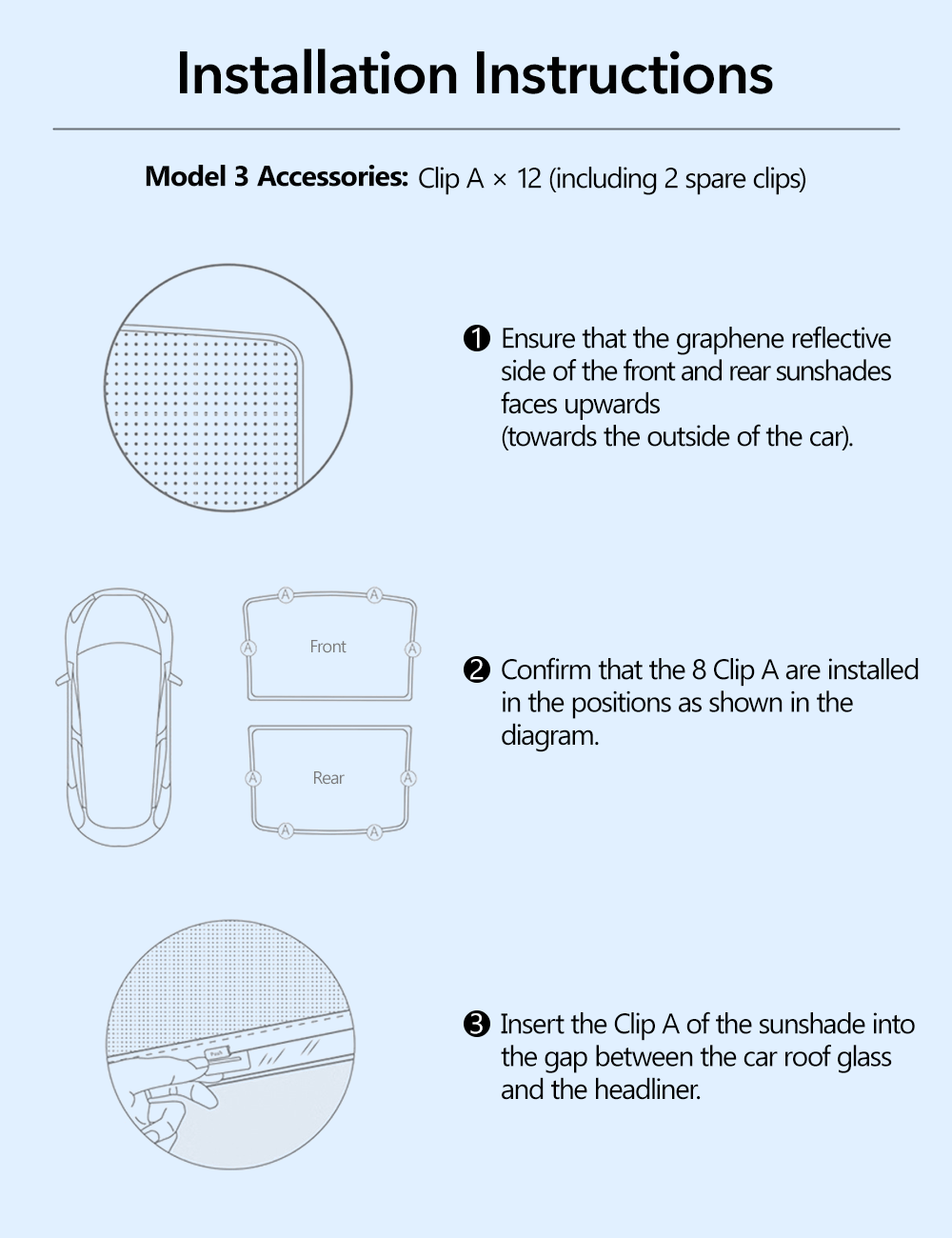 Roof Shade for Tesla Model Y Tesery Official StoreΒ