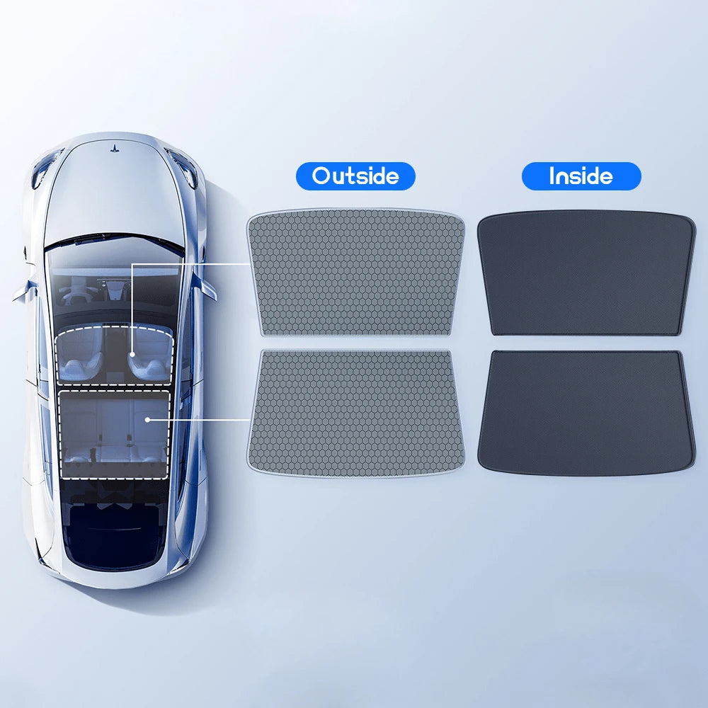 Roof Shade for Tesla Model Y Tesery Official StoreΒ
