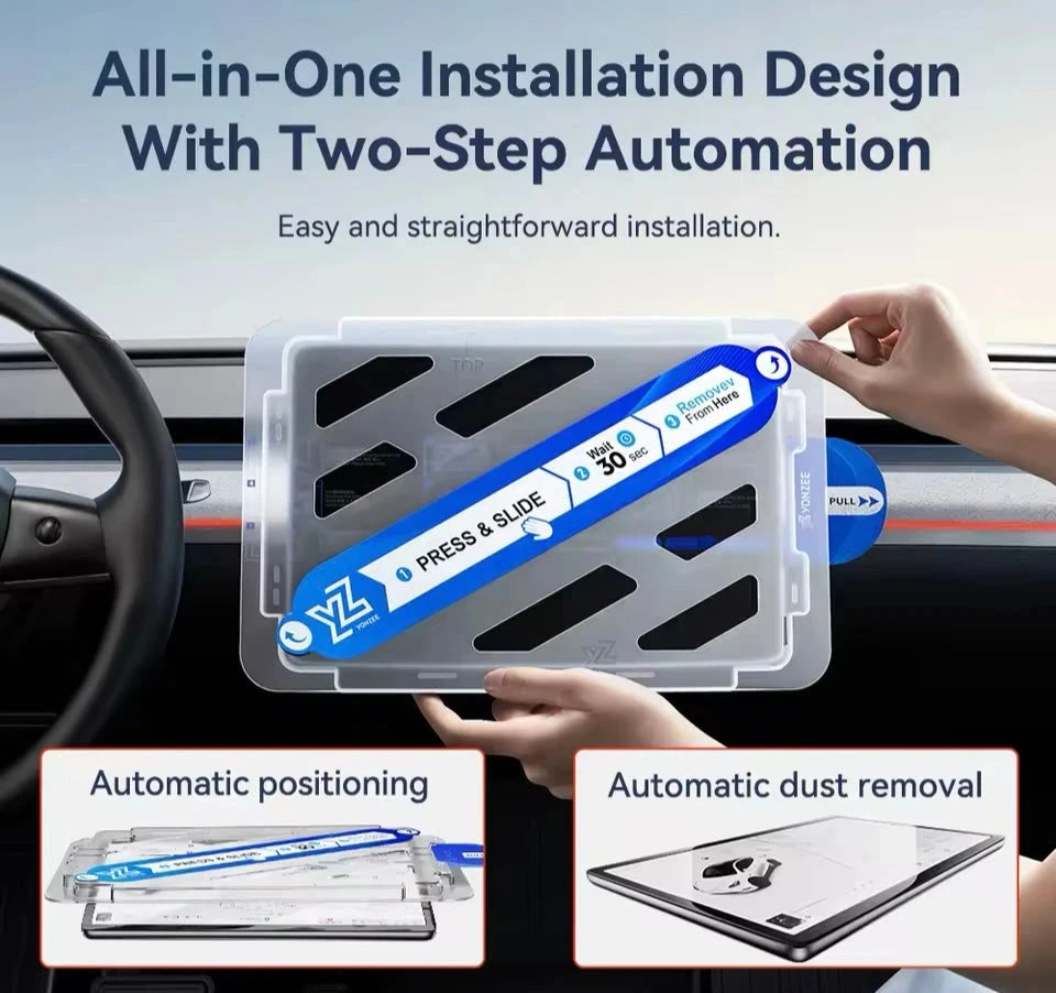 Screen Protector Tesla Model 3 and Model Y 2021 - 2023 Trust Media 365 tesla window sunscreen protector TRUST 365 Media