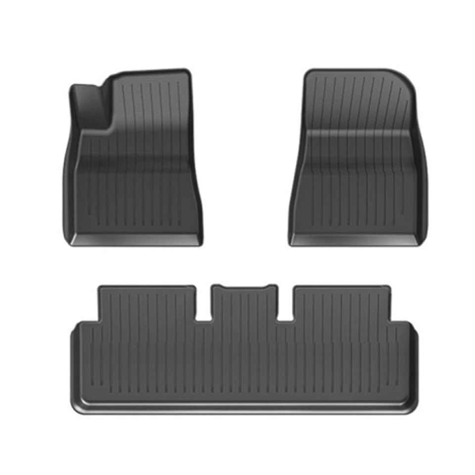 TESERY TPE All Weather Floor Mats for Tesla Model Y & Model 3 Tesery Official Store Model 3 (2019-2023.10) / Left-Hand Drive (3 PCS)