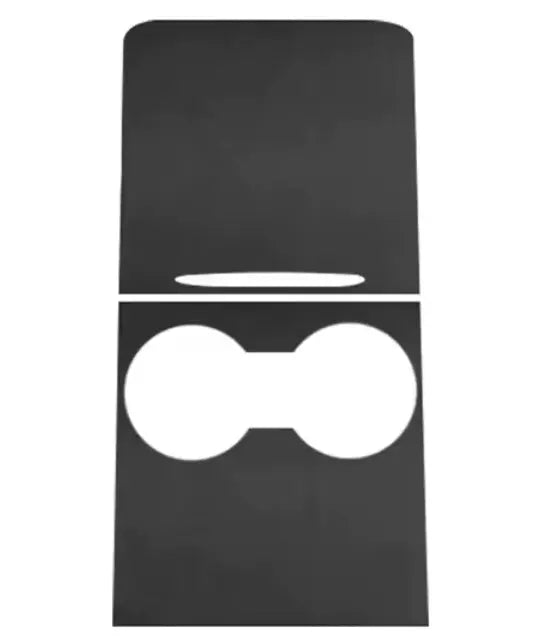 Tesla Center Console Sticker – Premium Wood Grain Carbon Cover Generic