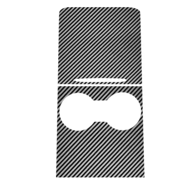 Tesla Center Console Sticker – Premium Wood Grain Carbon Cover Trust Media 365 Carbon Fiber Matte Tesla Console wrap 15.00