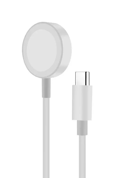 USB-C to iWatch Magnetic Wireless Charger cable Trust Media 365 2 in 1 charging cable type c