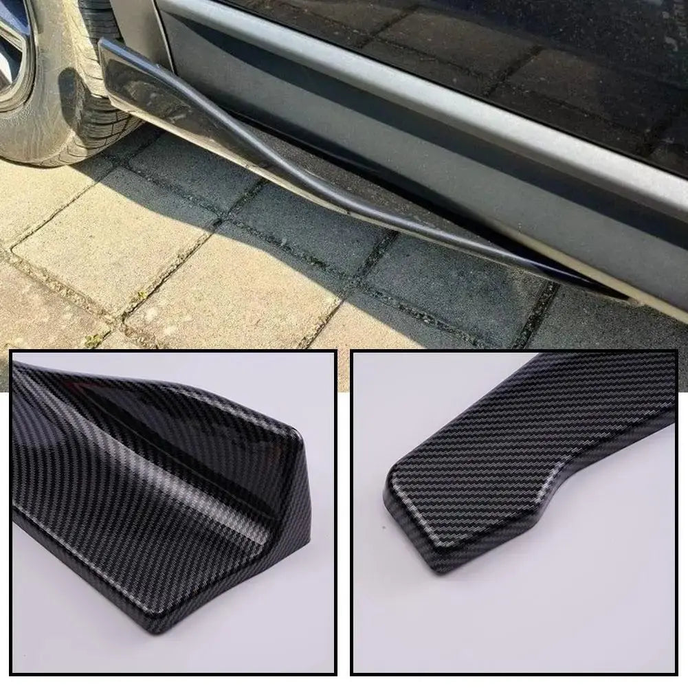 Universal Car Front Rear Bumper Strip Lip Spoiler Diffuser Splitter Scratch Protector 48CM Length For Audi BMW HONDA Generic