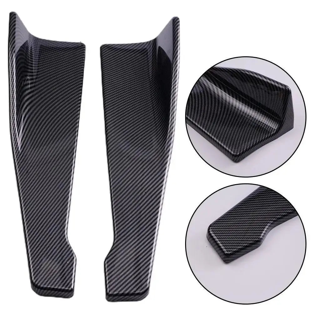 Universal Car Front Rear Bumper Strip Lip Spoiler Diffuser Splitter Scratch Protector 48CM Length For Audi BMW HONDA Generic
