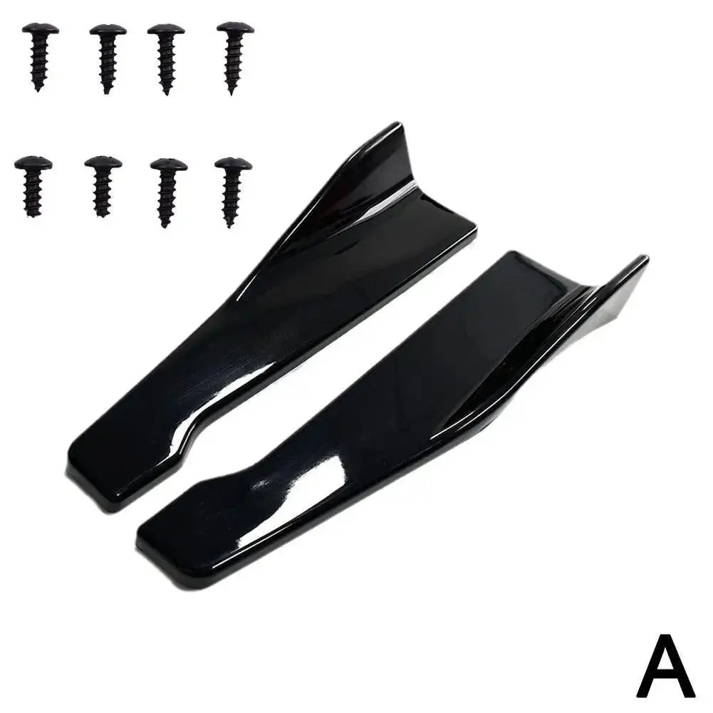 Universal Car Front Rear Bumper Strip Lip Spoiler Diffuser Splitter Scratch Protector 48CM Length For Audi BMW HONDA Generic