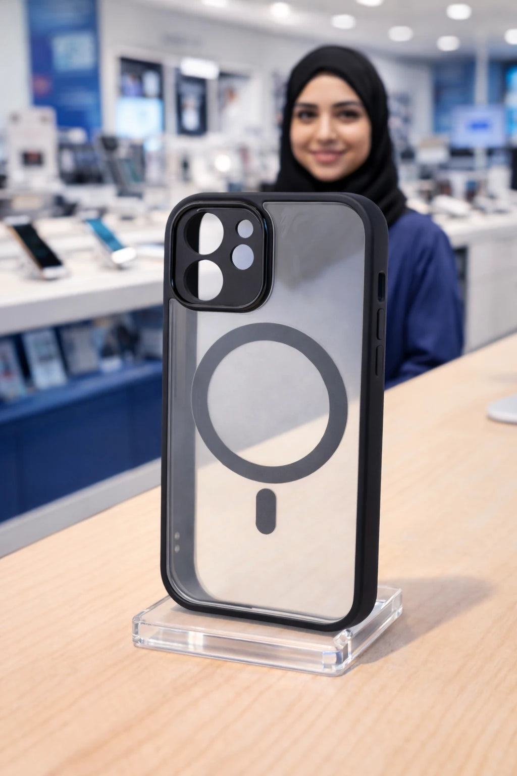 Wireless Charge Phone Case Generic Luxury Clear Magnetic Wireless Charge Phone Case for 11 12 13 14 15 Pro MAX Plus Shockproof Soft Bumper Cover, Black Trust Media 365 iphone case TRUST 365 Media