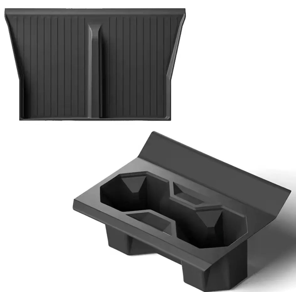 Wireless Charging Mat & Protective Pad – Tesla Console Organizer Trust Media 365 2pcs Cyber truck accessories 35.00