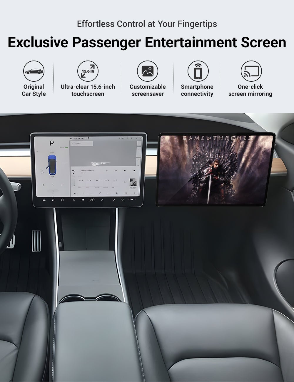 Exclusive Passenger Entertainment Screen for Tesla Model 3/Y Tesery Official Store