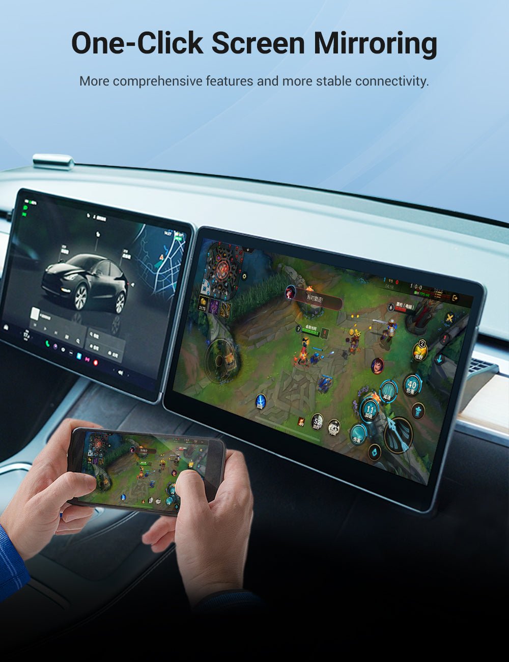 Exclusive Passenger Entertainment Screen for Tesla Model 3/Y Tesery Official Store