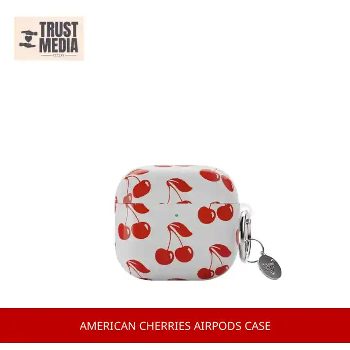 American Cherries AirPods Case by@Outfy