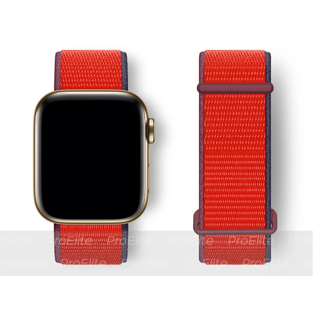 Band For Apple watch Series 2 9 8 7 SE/6/5/4 Ultra 40MM 44MM 49MM Nylon Soft Breathable Strap for watch series 6 5 4 3 38MM 42MM