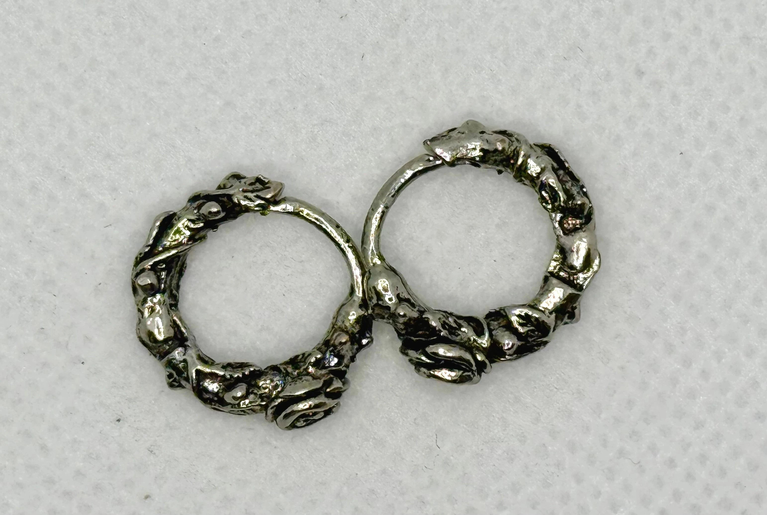 retro earrings Retro Timbo Rose Hoop Earrings – Trendy 925 Sterling Silver Statement Trust Media 365 earring TRUST 365 Media