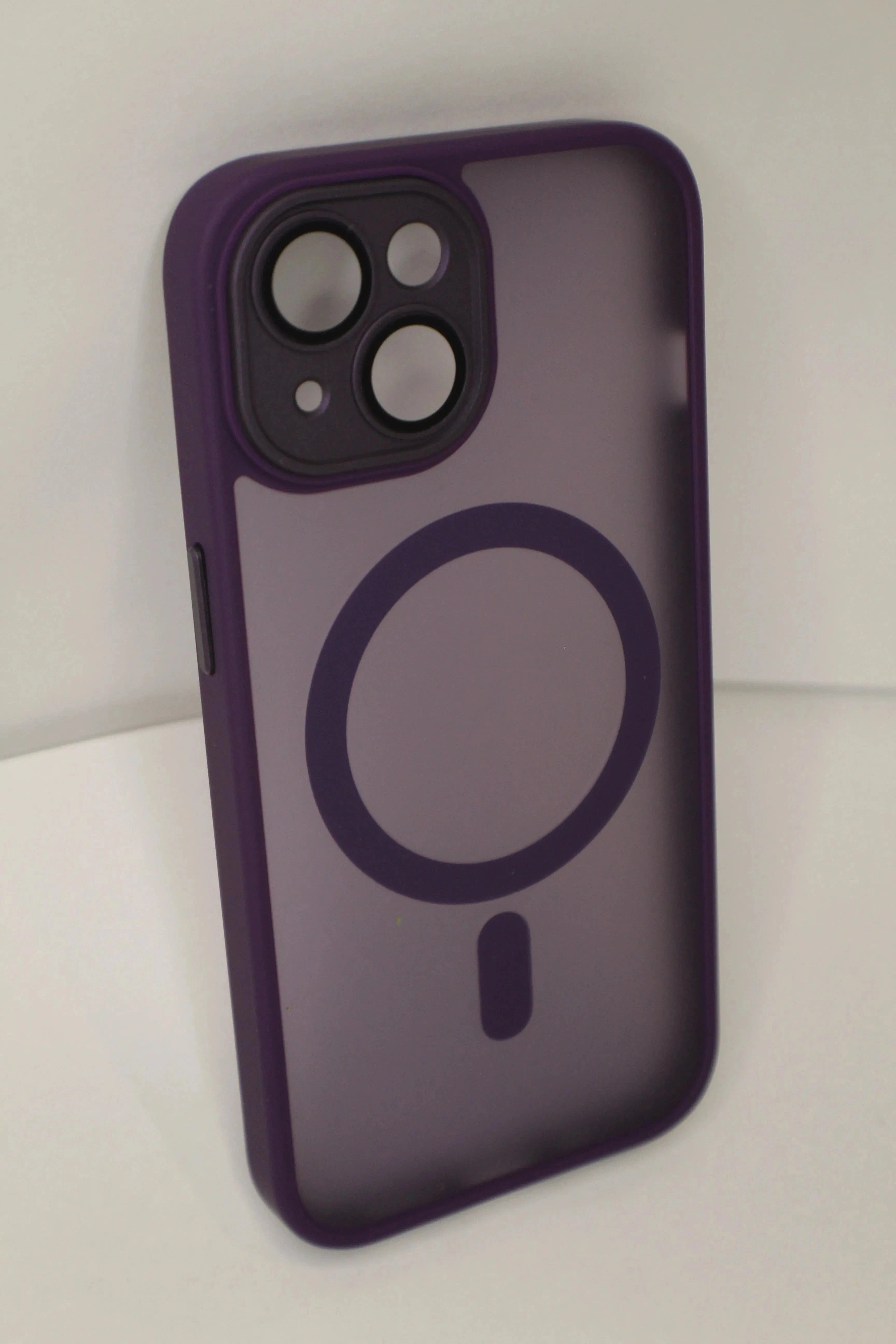Matte Magnetic Wireless Charging Case for iPhone