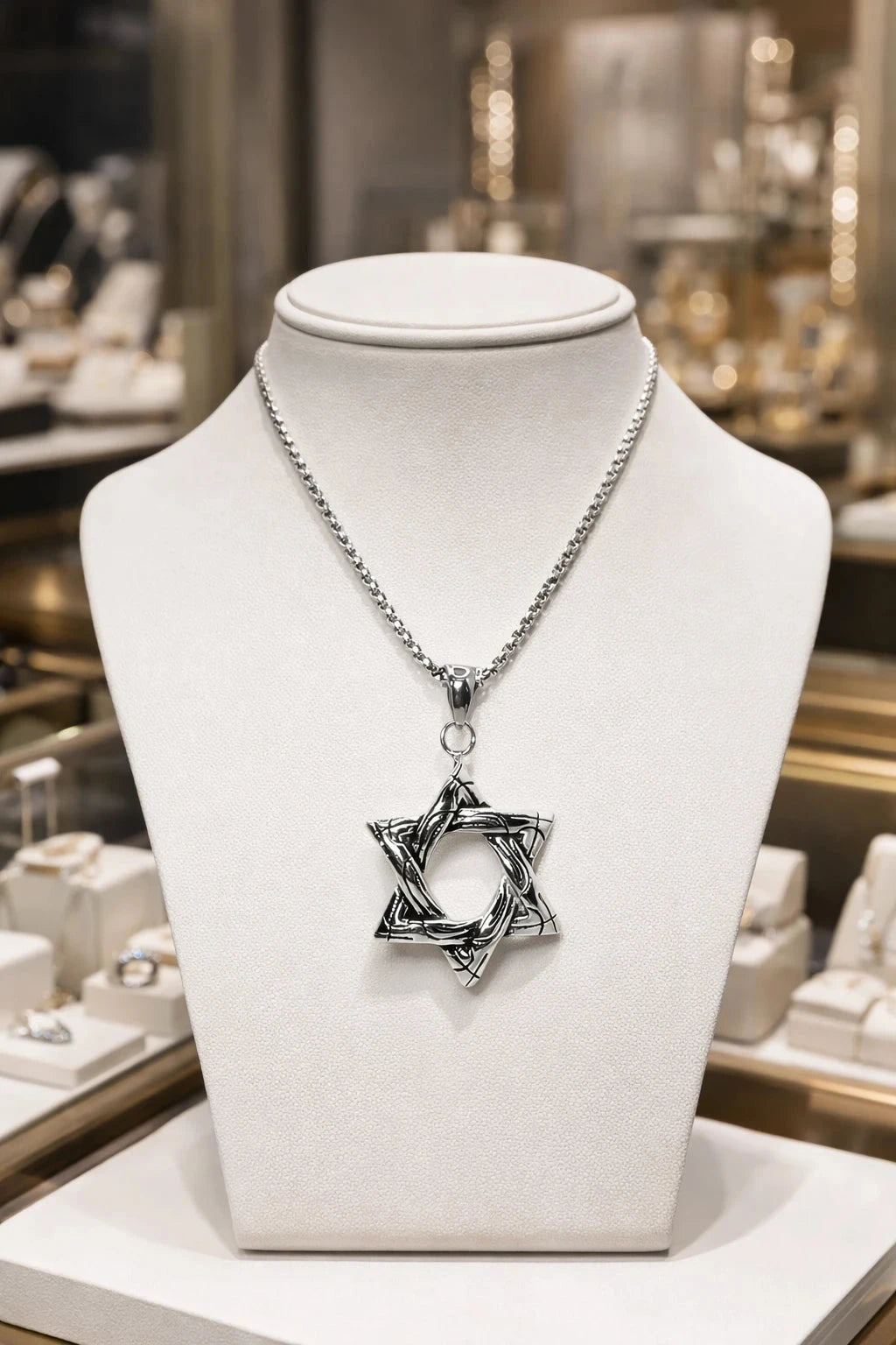 stainless steel necklace Punk Star Necklace – Vintage Long Statement Pendant Trust Media 365 Pendant TRUST 365 Media